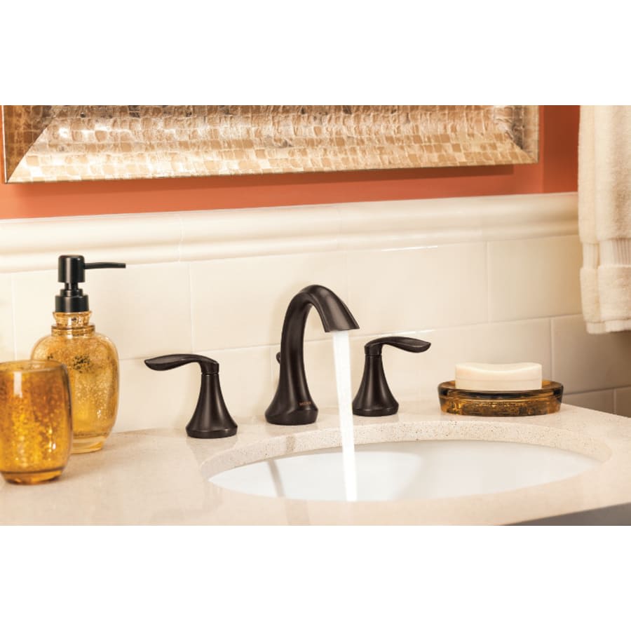 Eva 1.2 GPM Deck Mounted Bathroom Faucet with Pop-Up Plug- Less Drain Assembly