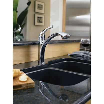 Allegro E 1.75 GPM Pull-Out Kitchen Faucet with Toggle Spray Diverter - Limited Lifetime Warranty