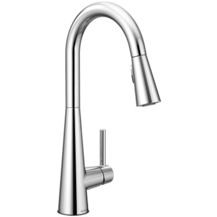 Sleek 1.5 GPM Single Hole Pull Down Kitchen Faucet - Includes Escutcheon