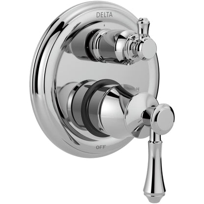 Cassidy 14 Series Pressure Balanced Valve Trim with Integrated 3 Function Diverter for Two Shower Applications - Less Rough-In