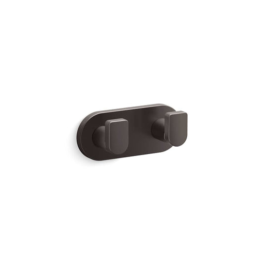 Composed Double Robe Hook Rack