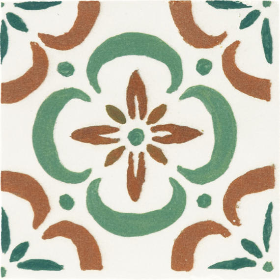 Cotto Revival Valencia Square, Handcrafted 4X4 Glossy