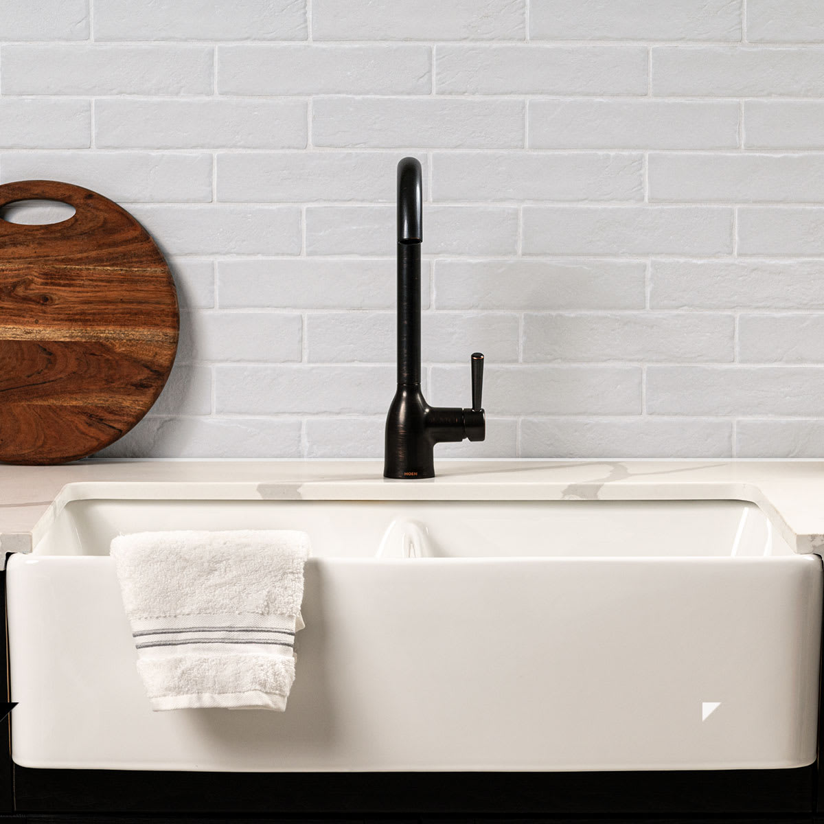 Brickstone White Porcelain Tile