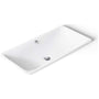 Iron Plains 30" Cast Iron Drop-In or Undermount Bathroom Sink with Overflow
