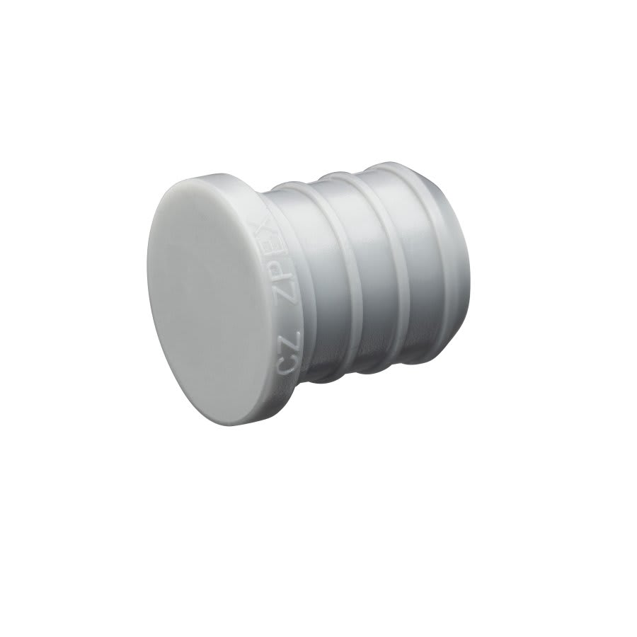 QickSert CR® Plug, 3/4 in, Crimp PEX, Poly