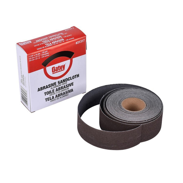 Closed Coat Abrasive Cloth, 10 yd L, 1-1/2 in W