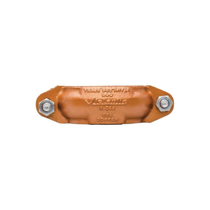 Transition Coupling, 4 in, Groove, Ductile Iron, Copper