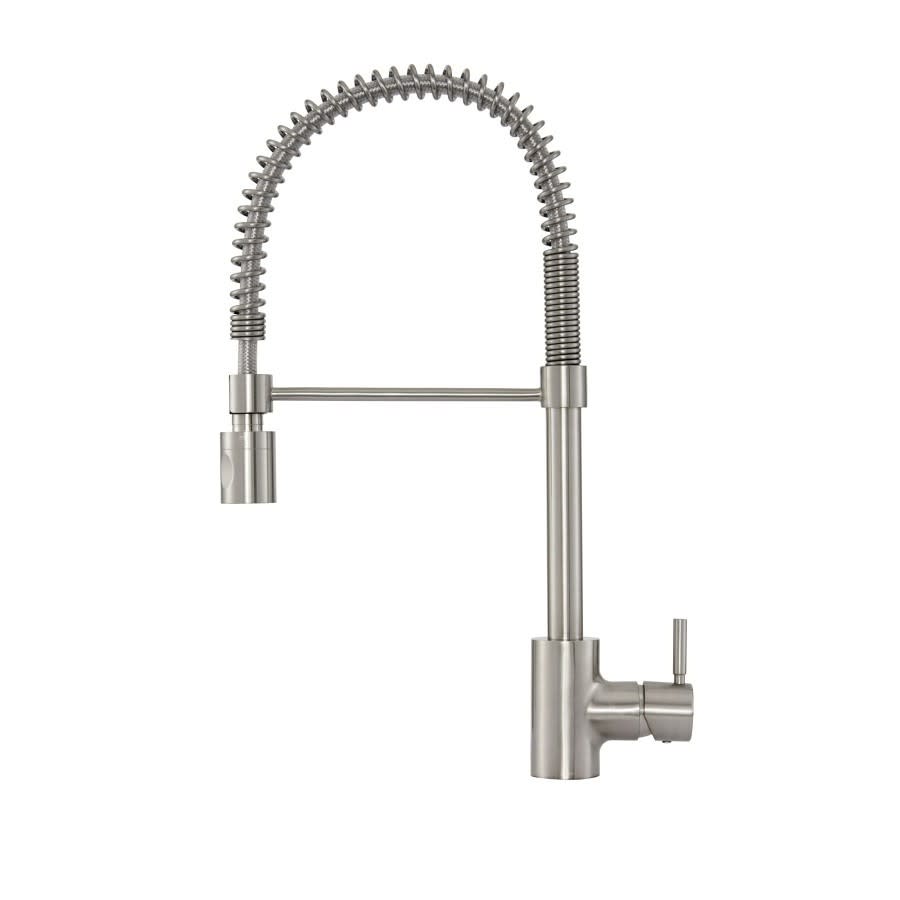 The Foodie® Kitchen Faucet, Deck Mount, ADA, 1 Lever Handle, 1-Hole, Stainless Steel