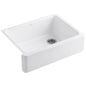 Whitehaven 29-11/16" Self-Trimming Farmhouse Single Basin Enameled Cast Iron Kitchen Sink