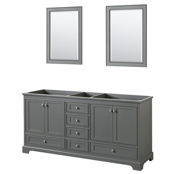 Deborah Double Bathroom Vanity - 71W x 34.25H x 21.5D