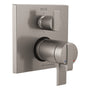 Ara 17T Series Thermostatic Valve Trim with Integrated Volume Control and 6 Function Diverter for Three Shower Applications - Less Rough-In