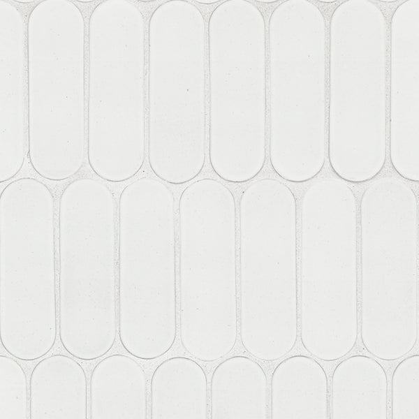 Bianco Glossy Ellipse Tile