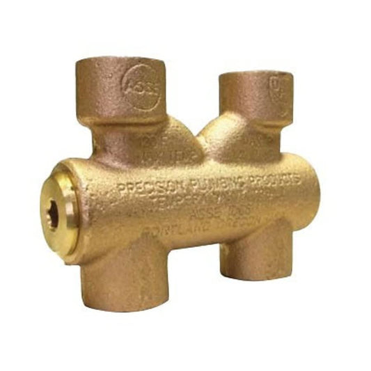 Water Pressure Regulator, 1/2 in, FNPT, Brass