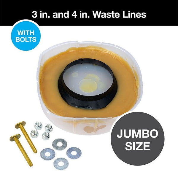 No-Seep® 3 or 4 in No. 10 with Brass Bolt Kit