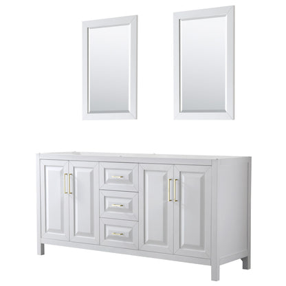 Daria Double Bathroom Vanity - 71W x 35H x 21.5D