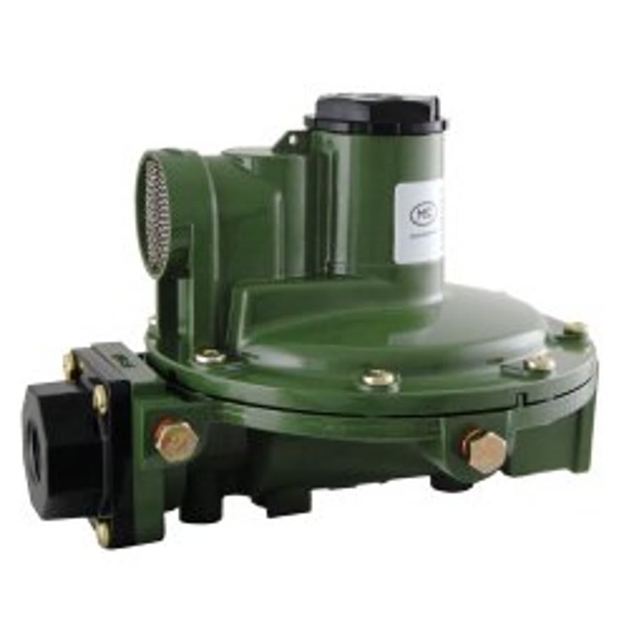 Gas Pressure Regulator, 3/4 in, FNPT, Aluminum