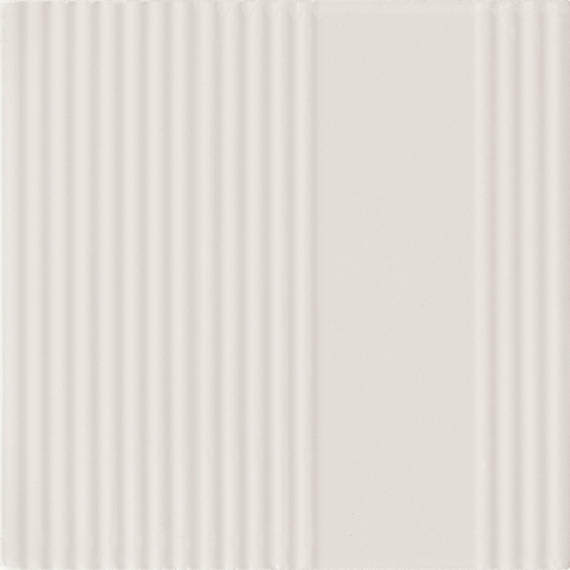 Rhyme and Reason Bone Square, Ripple Mix 6X6 Matte