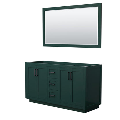 Miranda Double Bathroom Vanity - 59.25W x 33H x 21.75D