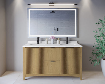 Palmilla Double Bathroom Vanity - 60W x 35H x 22D