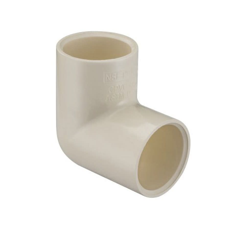 90 deg Elbow, 1-1/4 in, Socket, SCH 40/STD, CPVC