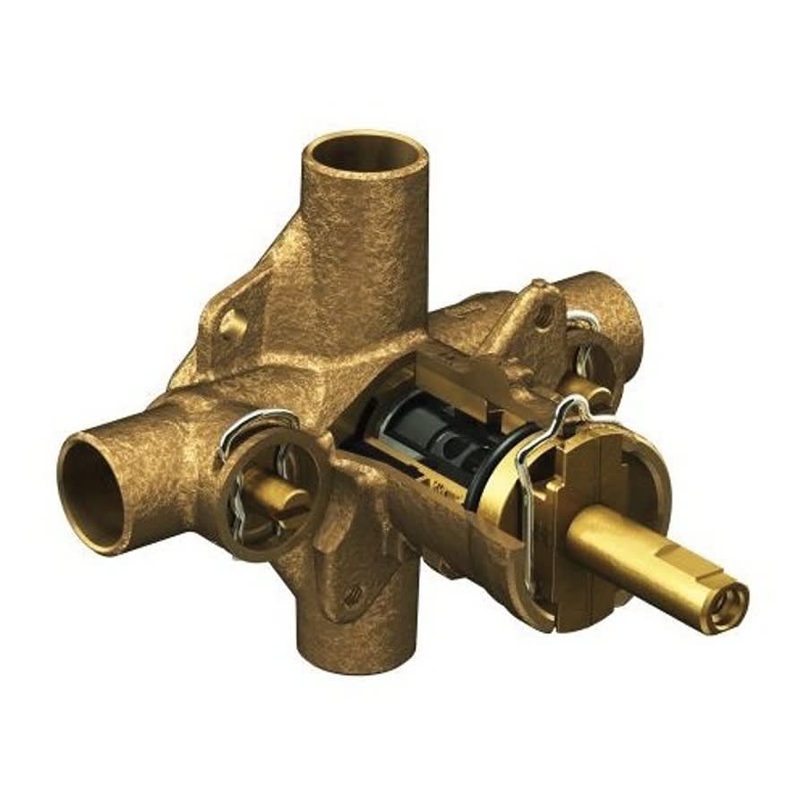 Rough-In Valve, 1/2 in, C, Brass Body