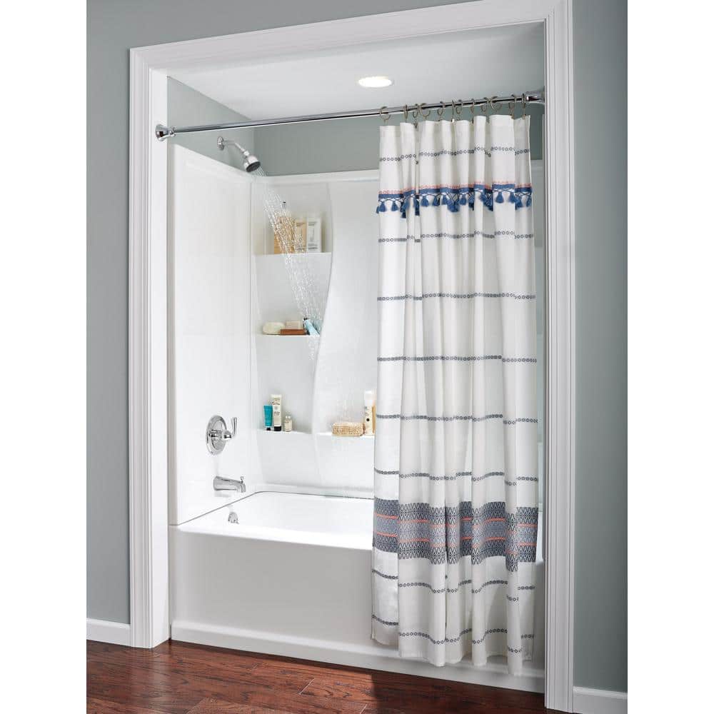 Foundations Single-Handle 1-Spray Tub and Shower Faucet in Chrome (Valve Included)