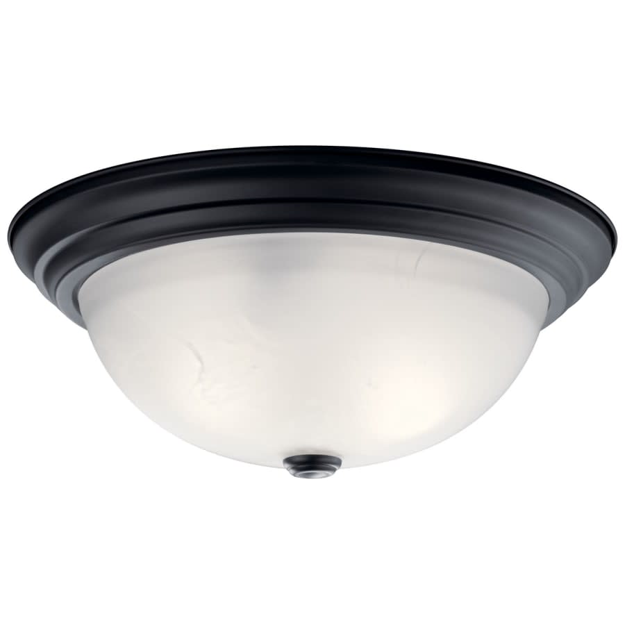 3 Light 15" Wide Flush Mount Bowl Ceiling Fixture