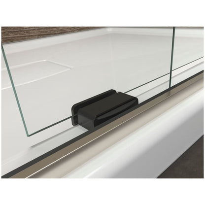 Levity 62" High x 59-5/8" Wide Bypass Frameless Tub Door with Clear Glass