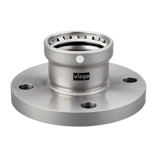 Flat Face Flange, 3 in, Press, 7-1/2 in OD, 4 Bolt Holes, 150 lb, Carbon Steel