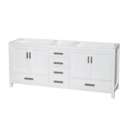 Sheffield Double Bathroom Vanity - 78.5W x 35H x 21.5D