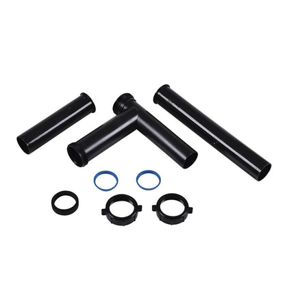 Disposer Kit, 1-1/2, Telescoping, Black