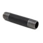 Right & Left Nipple, 1-1/2 in, 4 in L, MNPT, Steel, Black, SCH 40/STD