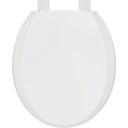 Round Closed-Front Toilet Seat with Easy Clean and Quick Release