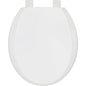 Round Closed-Front Toilet Seat with Easy Clean and Quick Release