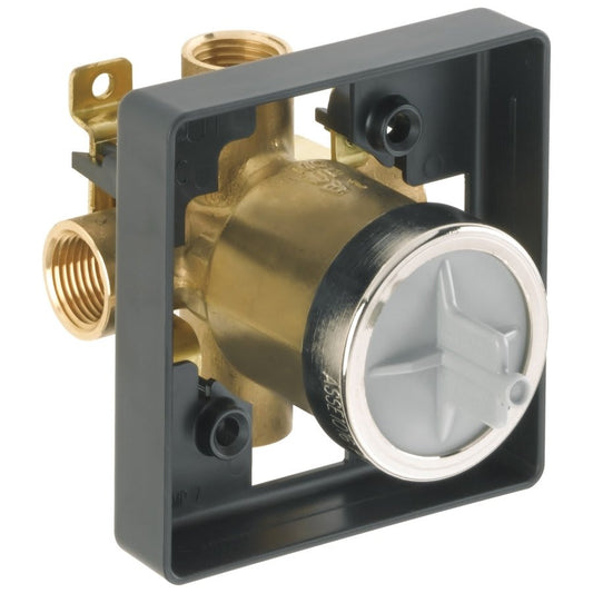 Universal Tub and Shower Rough-In Valve Body, 1/2 in, FNPT, Forged Brass Body