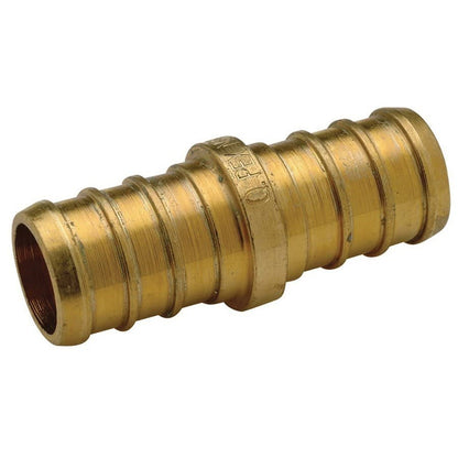 Reducer Coupling, 1-1/4 x 3/4 in, Crimp PEX, Brass