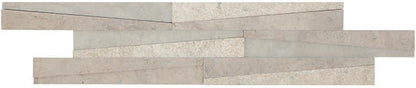 Limestone Volcanic Gray Rectangle, Raked, Scraped 4X20