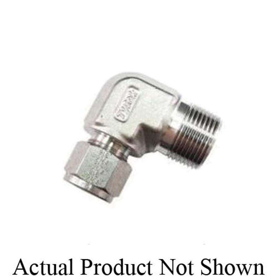 90 deg Elbow, 3/4 in, Tube x MNPT, 316/316L Stainless Steel