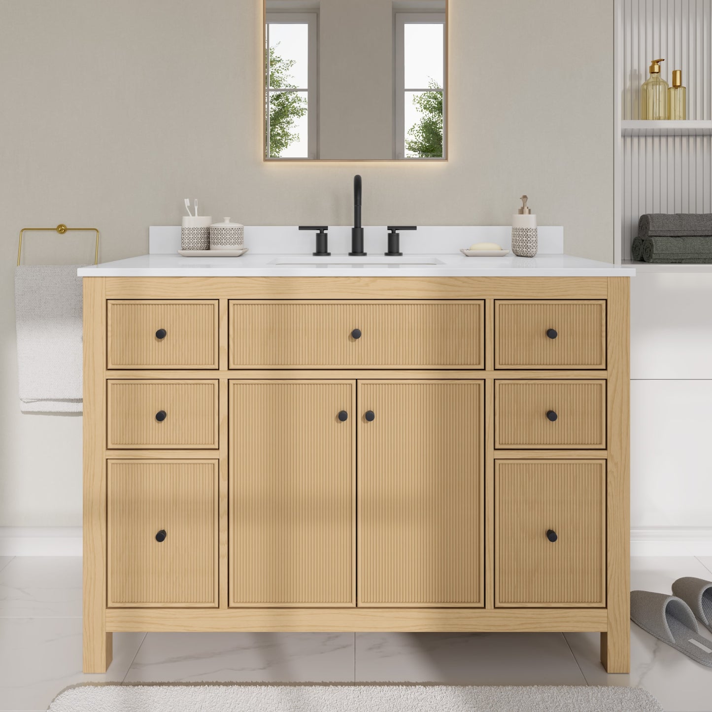 Pendry Single Bathroom Vanity - 48W x 35H x 22D