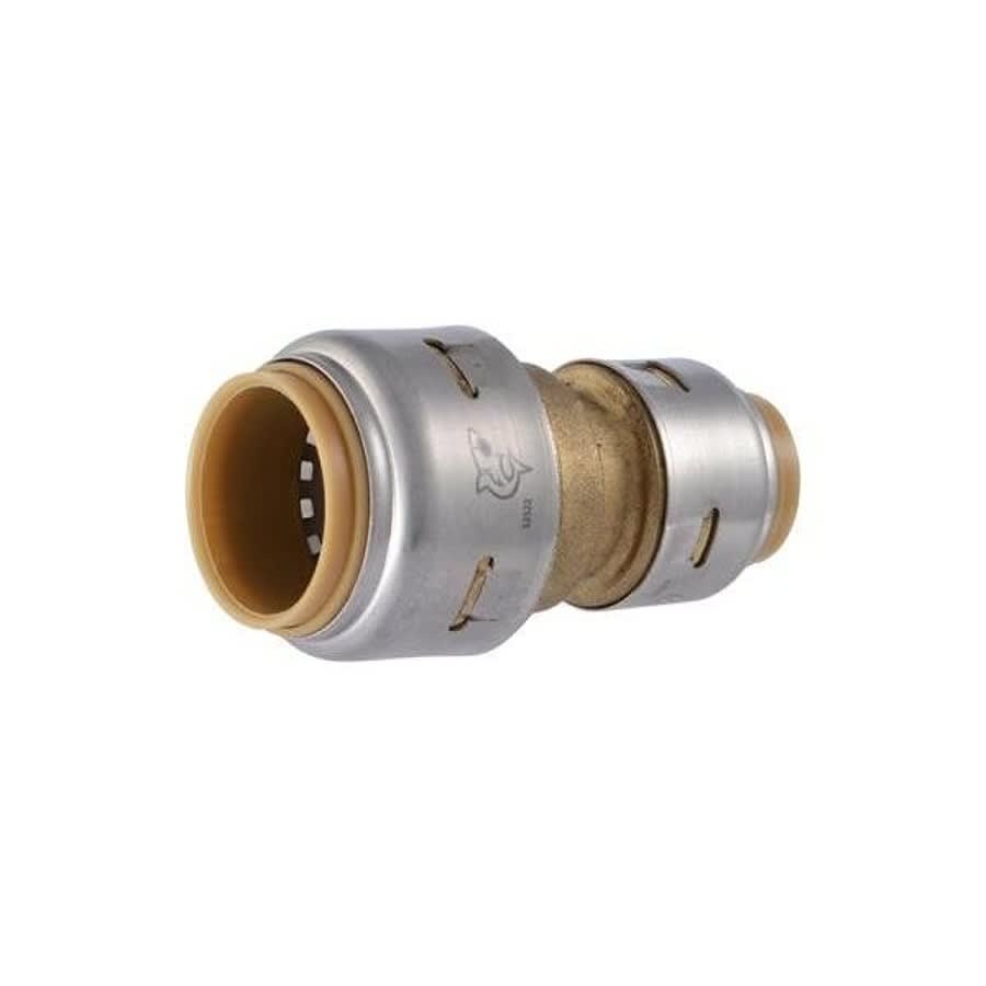 Max™ Reducer Coupling, 3/4 x 1/2 in, Push, Brass