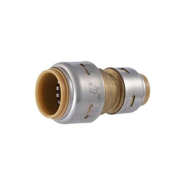 Max™ Reducer Coupling, 3/4 x 1/2 in, Push, Brass