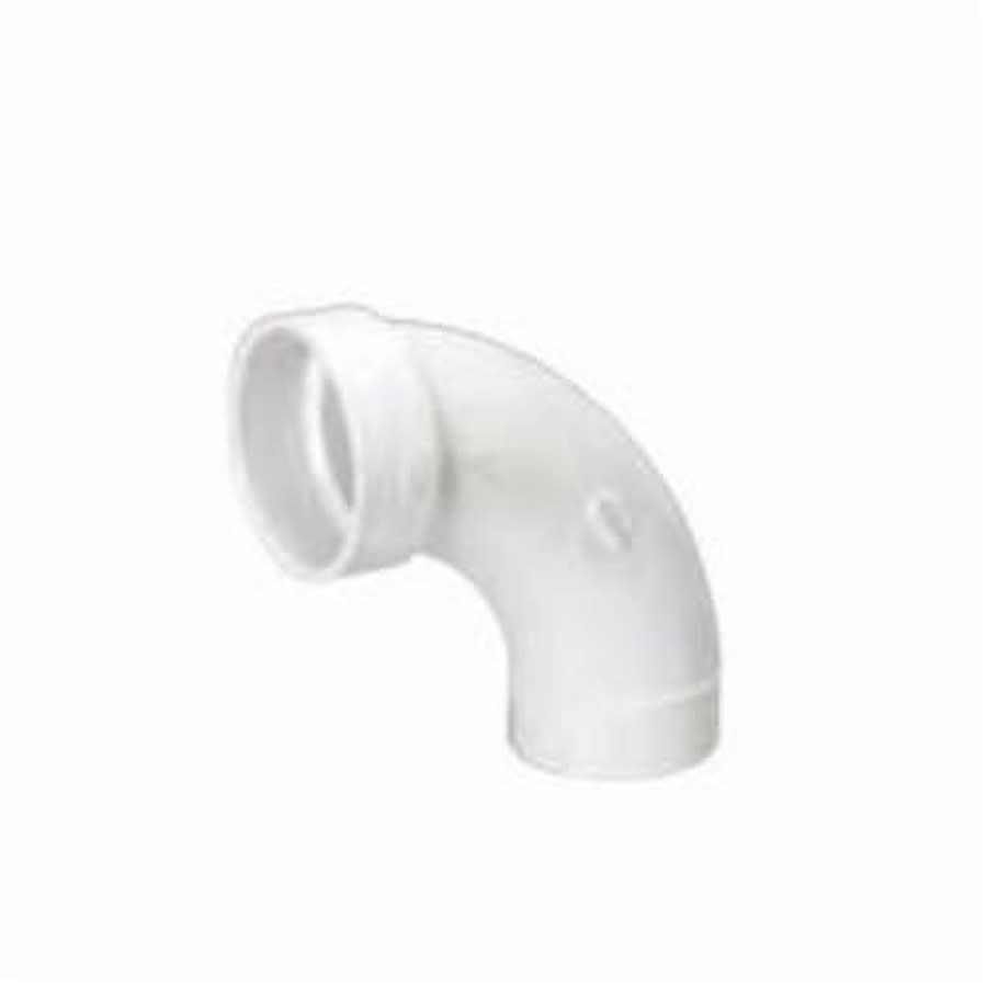 Street Long Sweep 90 deg Elbow, 2 in, Spigot x Hub, DWV, PVC