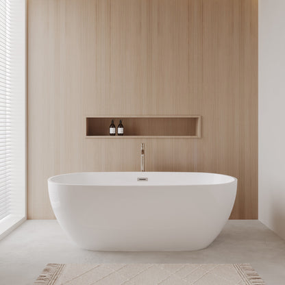 Juno Freestanding Bathtub - 71W x 23H x 32D