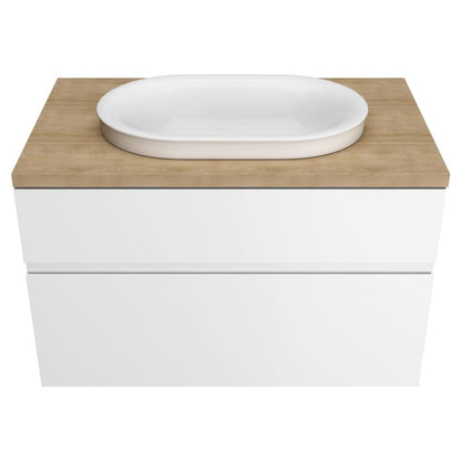 Studio S 33" Single Wall Mounted Wood Vanity Cabinet Only - Less Vanity Top