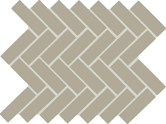 Color Wheel Mosaic Matte Architectural Gray Straight Joint 1X6 Matte