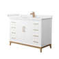 Amici Single Bathroom Vanity - 48W x 35.25H x 22D