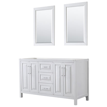 Daria Double Bathroom Vanity - 59W x 35H x 21.5D