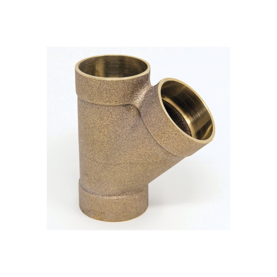 DWV Wye, 3 in, C, Copper