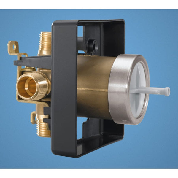 Universal Mixing Rough-In Valve with 1/2" NPT Male thread with 1/2" C.W.T Female Sweat - Shower Only, No Tub Outlet
