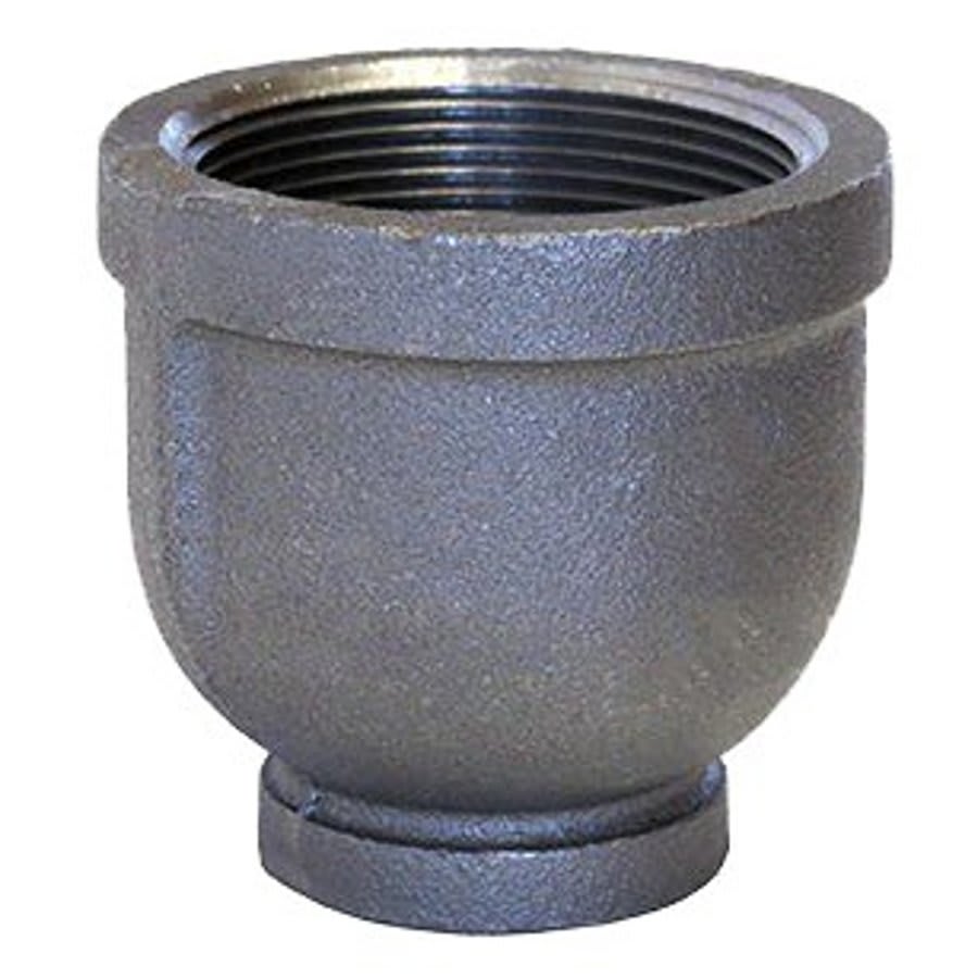 Reducer Coupling, 1-1/4 x 3/4 in, FNPT, 150 lb, Malleable Iron, Black